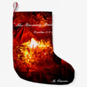 Petite Chaussette De Noël "The Burning Bush" (Devant)