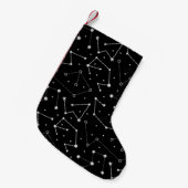 Petite Chaussette De Noël Thème de la Lune Céleste (Devant (Accrochage))