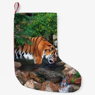 Petite Chaussette De Noël Tigre à la chute