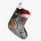 Petite Chaussette De Noël Tigre du Bengale de Noël (Devant (Accrochage))