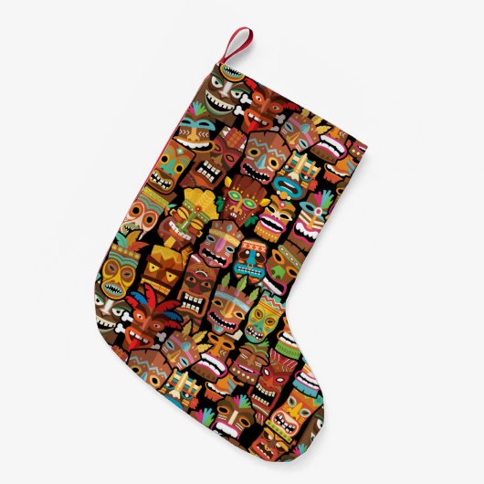 Petite Chaussette De Noël TIKI Pattern 4 (Devant (Accrochage))