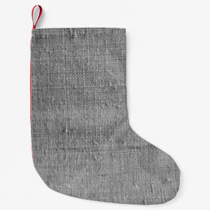 Petite Chaussette De Noël Tissu vintage authentique