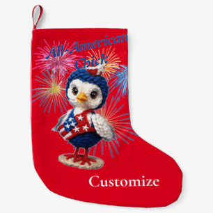 Petite Chaussette De Noël Tonnerre de poussin américain