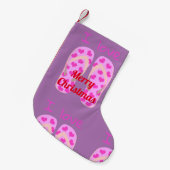 Petite Chaussette De Noël Tonnerre rose-tongs Thunder_Cove (Devant (Accrochage))