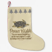 Petite Chaussette De Noël Tortue de mer (Devant)