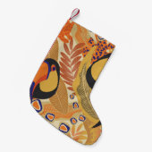 Petite Chaussette De Noël Toucans sur branches, motif tropical sans soudure. (Devant (Accrochage))