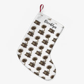 Petite Chaussette De Noël Tourne-disque dessin animé (Devant (Accrochage))