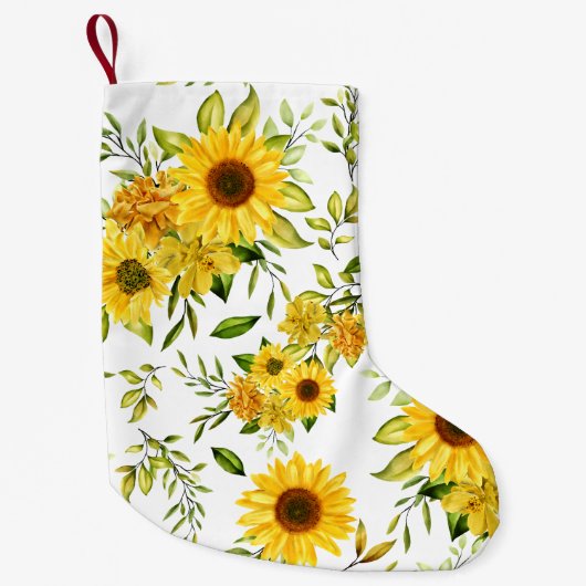 Petite Chaussette De Noël Tournesol 8 (Devant)