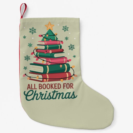 Petite Chaussette De Noël Tous Réservés Pour La Librairie De Noël Livre Arbr (Devant)