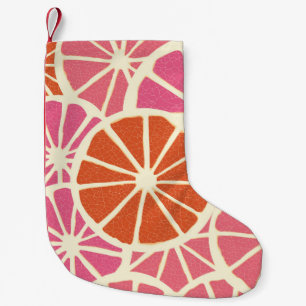 Petite Chaussette De Noël Tranches de pamplemousse sans soudure motif, agrum