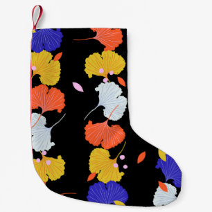 Petite Chaussette De Noël Trendy coloré vintage Illustration verticale stri