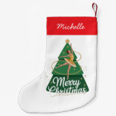 Petite Chaussette De Noël Trendy Personalized Ballerina Christmas Tree  (Dos)