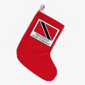 Petite Chaussette De Noël Trinité-et-Tobago (Devant (Accrochage))