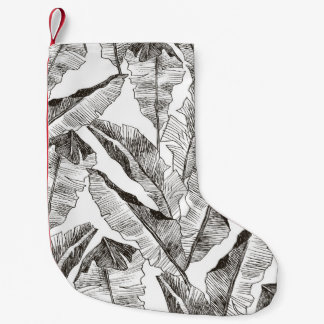 Petite Chaussette De Noël Tropic plants floral seamless jungle pattern. Prin