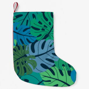 Petite Chaussette De Noël Tropical Jungle Palm Motif sans couture
