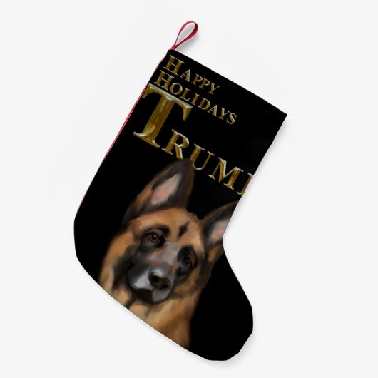 PETITE CHAUSSETTE DE NOËL TRUMP 2024 (Devant (Accrochage))