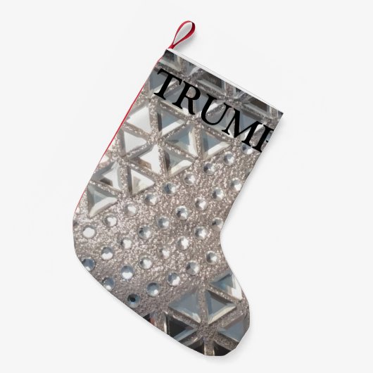 PETITE CHAUSSETTE DE NOËL TRUMP 2024 (Devant (Accrochage))