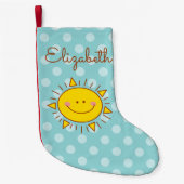 Petite Chaussette De Noël Tu Es Mon Soleil Joyeux Jour Ensoleillé (Devant)