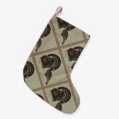 Petite Chaussette De Noël Turkeys Standard Bronze Portrait (Devant (Accrochage))