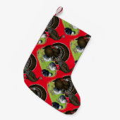 Petite Chaussette De Noël Turquie Standard Bronze Famille (Devant (Accrochage))