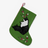 Petite Chaussette De Noël Tuxedo (Devant (Accrochage))