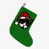 Petite Chaussette De Noël Tuxedo Chat Joyeux Noël (Devant (Accrochage))