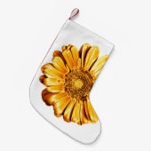 Petite Chaussette De Noël Un isolat arrière - plan blanc de fleur de gerbera (Devant (Accrochage))