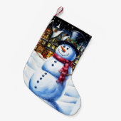 PETITE CHAUSSETTE DE NOËL UN SOIR DE NOËL FROTTANT (Devant (Accrochage))