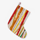 Petite Chaussette De Noël un tableau abstrait (Devant (Accrochage))