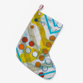 Petite Chaussette De Noël un tableau abstrait (Devant (Accrochage))
