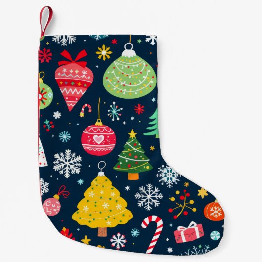 Petite Chaussette De Noël Un très joyeux Motif (Devant)
