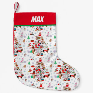 Petite Chaussette De Noël Un très joyeux Noël Doggie