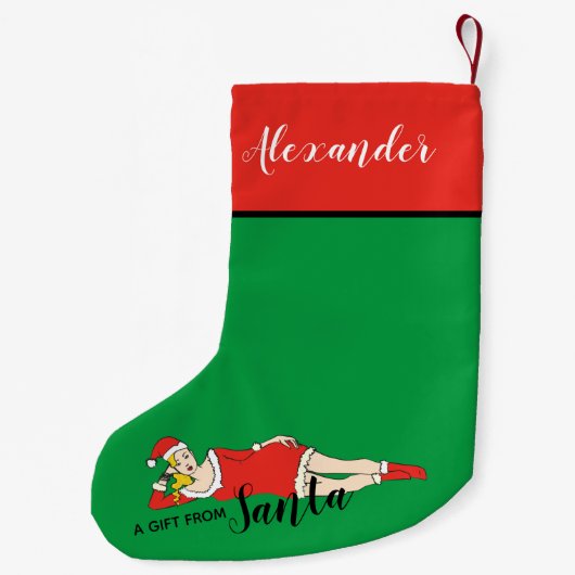 Petite Chaussette De Noël Unique drôle (Dos)