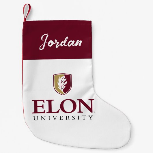 Petite Chaussette De Noël Université Elon (Devant)