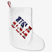 PETITE CHAUSSETTE DE NOËL USA (Devant)