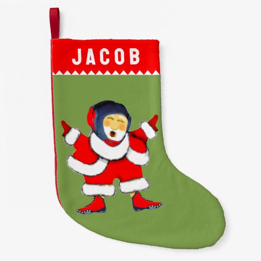 Petite Chaussette De Noël Vacances de lutte (Devant)