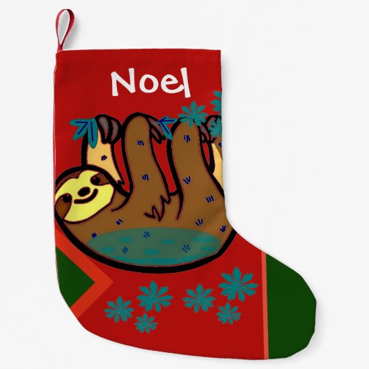 Petite Chaussette De Noël Vacances - Personnaliser (Devant)