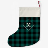 Petite Chaussette De Noël Vacances planifiées À feuillage persistant initial (Dos)