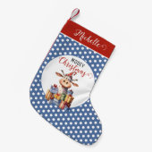 Petite Chaussette De Noël Vache de Noël Pun (Devant (Accrochage))