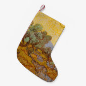 Petite Chaussette De Noël Van Gogh Olive Trees Soleil Jaune Ciel (Devant (Accrochage))