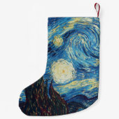 Petite Chaussette De Noël Van Gogh Starry Classic Nuit Impressionnisme Art (Dos)