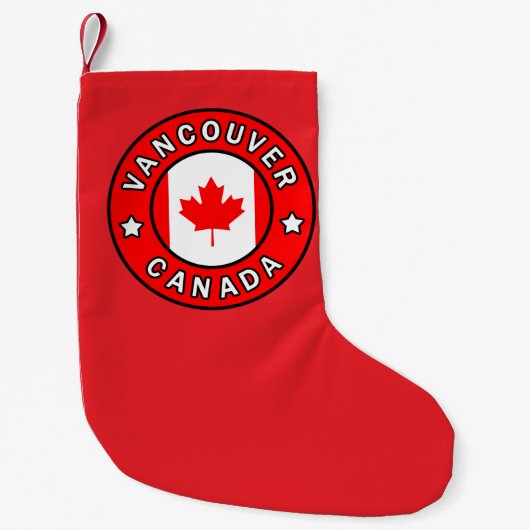 Petite Chaussette De Noël Vancouver Canada (Devant)