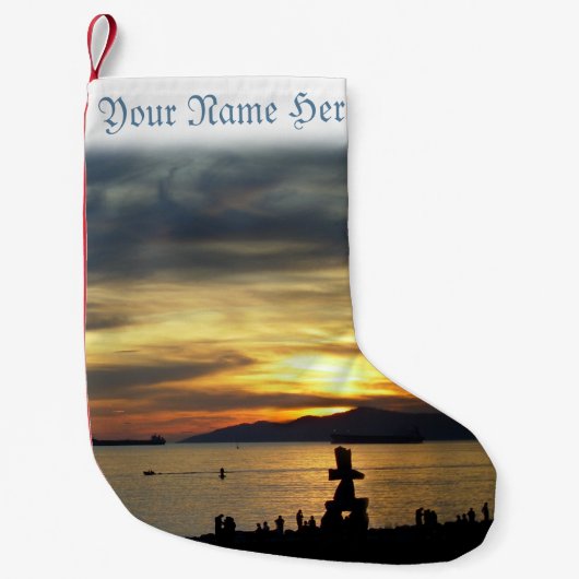 Petite Chaussette De Noël Vancouver Stocking Vancouver Christmas Stocking (Devant)