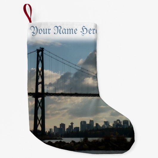 Petite Chaussette De Noël Vancouver Stocking Vancouver Christmas Stocking (Devant)