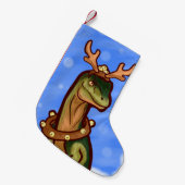 Petite Chaussette De Noël Veloci-renne (Devant (Accrochage))