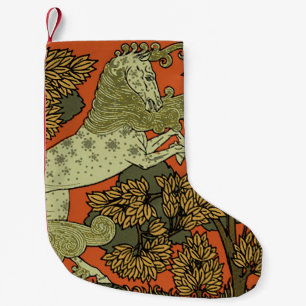 Petite Chaussette De Noël Verneuil Art Nouveau Cheval : Équestre Vintage