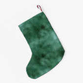 Petite Chaussette De Noël Vert pin (Dos (Accrochage))