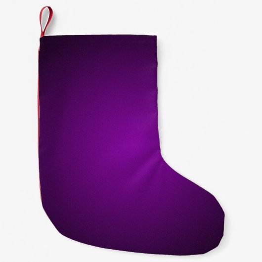 Petite Chaussette De Noël Vignette tendance violet-noir gris (Devant)