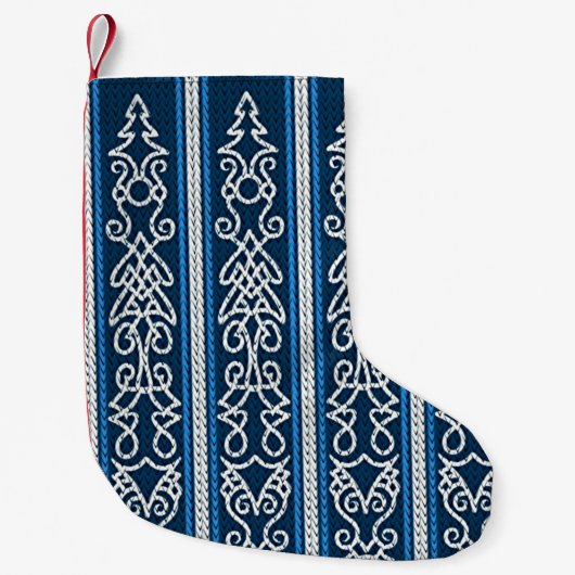 Petite Chaussette De Noël Viking pattern (Devant)