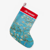 Petite Chaussette De Noël Vincent van Gogh - Fleur d'amandes (Devant (Accrochage))